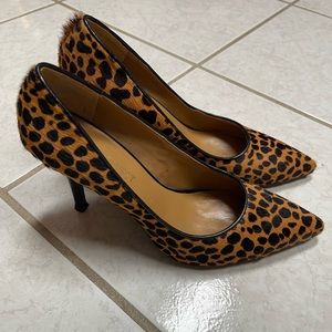 Nine West calf hair heels